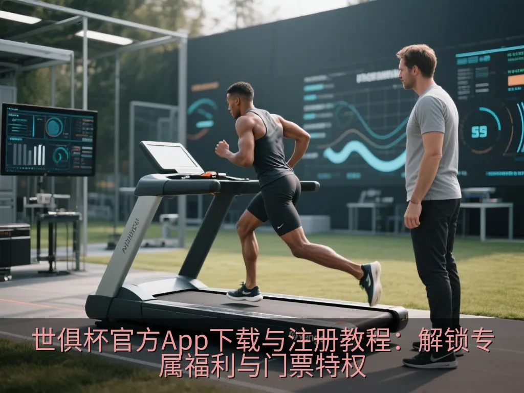 手持智能手机展示抽象的足球场背景和球迷欢迎界面